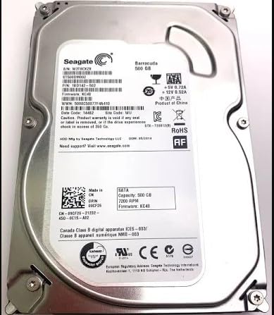 Seagate 500GB Desktop SATA Hard Drive